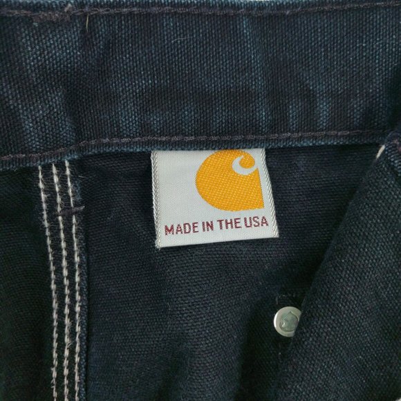 Vintage Carhartt Double-Knee Dungaree Pants 38x34 - Picture 10 of 11